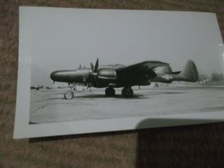 Orig 1946 Warren Bodie Photo Usaaf Northrop P - 61 Black Widow