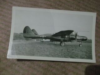 Read Info = Orig 1946 Edgar Deigan Photo Usaaf Northrop P - 61 Black Widow 38231