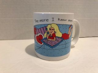 Russ Berrie Mug Cup The More I Know Men The More I Love My Dog Cute Vtg
