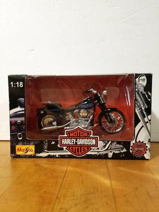 Harley Davidson 1:18 Motorcycle By Maisto 1997 31360 Toy