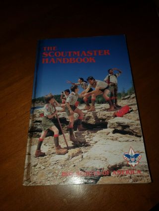 1990 The Scoutmaster Handbook Vintage Boy Scouts Of America Bsa Book 50m590