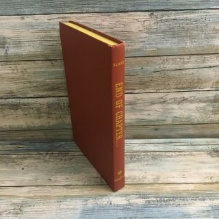 End Of Chapter By Nicholas Blake,  Vintage 1957 Hard Cover,