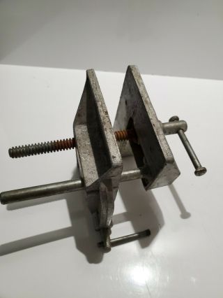 Vtg Chinese Woodworking Bench Vise