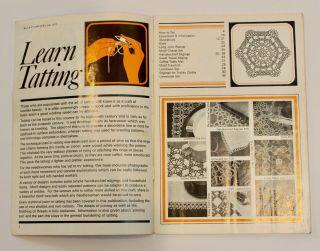 Vintage Learn Tatting Book - Coats Sewing Group Book No.  1088 - 1971 - GVC 3
