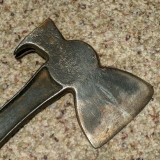 Vintage Bridgeport Hardware Ideal SHINOLA Hatchet AXE Hammer Wooden Handle 2