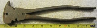 Vintage Mohawk Fence Pliers And Cutters,  Fencing Tool,  Hammer Crimper,  Multi