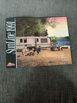 1991 Sunline Rv Trailer Camper Fifth Wheel Brochure