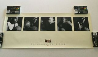 1995 Nike Poster " The Revolution Is Here " Garnett,  Kidd 14.  5 X 36 Rare