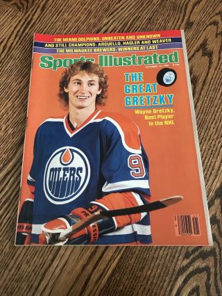 Sports Illustrated October 12,  1981 - Wayne Gretzky First Cover -
