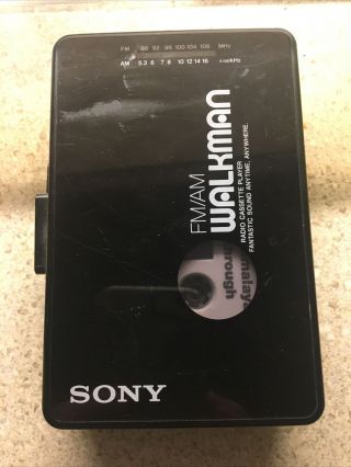 Vintage Sony Walkman Wm - Af22 Am/fm Radio Cassette Parts Only