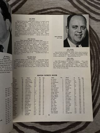 1960 American Football League Yearbook - AFL - Very Good Rare Vintage 3