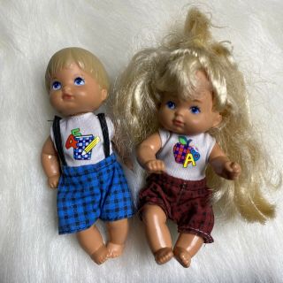Vintage Mattel Happy Heart Family Teacher Baby Toddler Boy/girl School Clothes