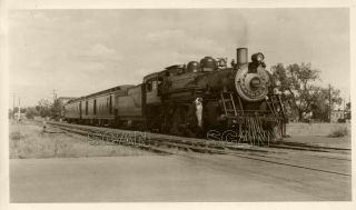 0a998 Rp 1940s At&sf Santa Fe Railroad 4 - 4 - 2 550
