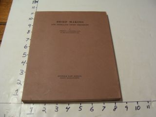Vintage Book - Brief Making And Appellate Court Procedure Arthur V.  Getchell Suffo