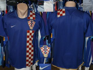 Vintage Croatia Hrvatska Nike 2006 Away Shirt Jersey Trikot Camiseta