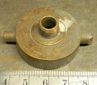 Vintage Fire Hydrant Adapter 2 1/2 Nst To Garden Hose