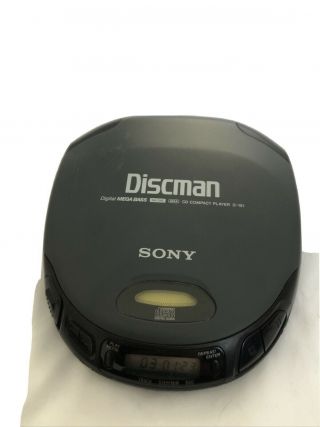 Sony Discman D - 151 Mega Bass Portable Cd Player - Vintage 1996 - Still