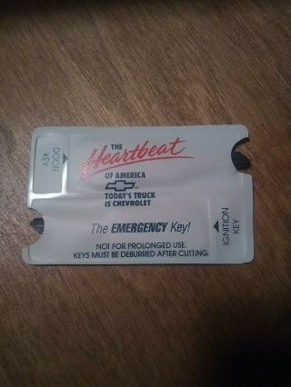 Vintage Emergency Key Set The Heartbeat Of America Today 