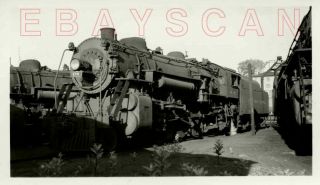 7j412 Rp 1952 York Central Railroad 4 - 6 - 2 Engine 4381 Ex B&a Rr