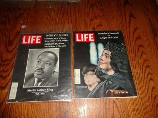 Vintage Life Magazines April 12 April 19 Martin Luther King Coretta Scott King