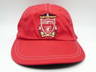 Vintage Unworn Reebok Liverpool Lfc Club Cap Hat Football Baseball Style Nos