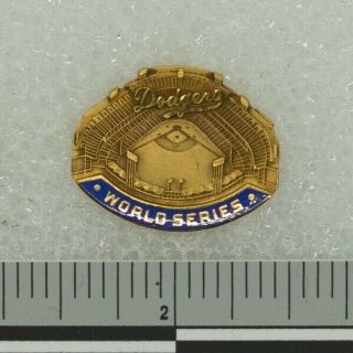 1963 Los Angeles Dodgers World Series Press Pin Authentic