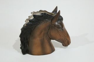 Vintage Porcelain Horse Head Vase 1960 