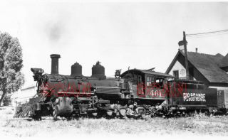 Oh843 Rp 1940s/60s Rio Grande Southern Railroad Loco 461
