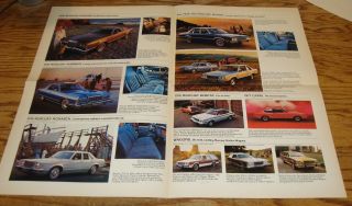 1978 Lincoln Mercury Full Line Sales Brochure 78 Cougar Mark V Marquis 2