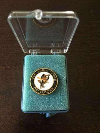 Vintage 1966 Baltimore Orioles Press Pin - Box World Champions