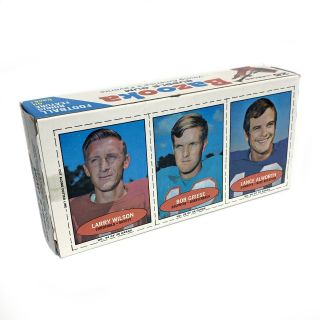 1971 Topps Bazooka Football Box Panels 34 - 36 Wilson/griese/alworth