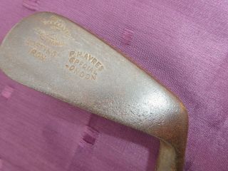 Playable Vintage Hickory Fh Ayres Lofting Iron Sw B4 Old Golf Memorabilia