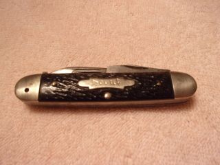 Vintage Scout Imperial Prov.  Ri.  Usa.  3 " Blade Pocket Knife.
