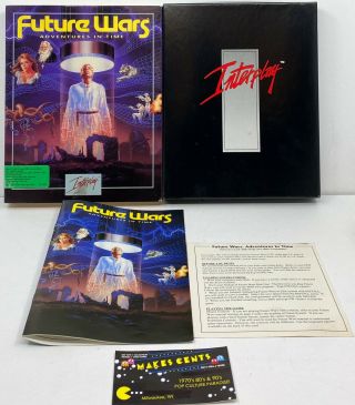 1989 Vintage Future Wars: Adventures In Time Computer Video Game Inserts Only