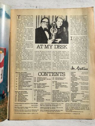 Vintage 70’s Australian Women’s Weekly Shelley Hack Charlie’s Angels Jun 1979 3