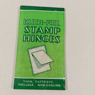 Vintage Small Packet Of Kleen - Peel Stamp Hinges