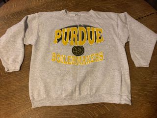 Vintage Purdue University Sweatshirt By Tultex Size Xxl