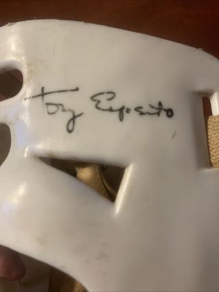 Vintage Tony Esposito Mylec Goalie Mask Facsimile Signature 1970 ' s 3