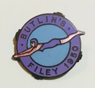 Vintage 1950 Filey Butlins/fattorini Bradford Birmingham
