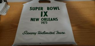 1975 Bowl Ix Cushion Pittsburgh Steelers Minnesota Vikings Orleans