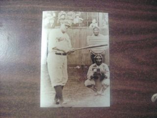 Babe Ruth York Yankees Mlb Baseball Black And White 5 X 7 Photo