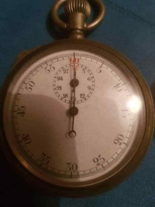 Vintage Pocket Watchs X 2 And A Vintage Stop Watch