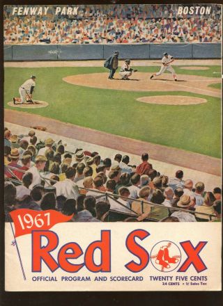 1961 Mlb Program Baltimore Orioles At Boston Red Sox Vgex
