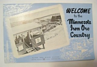 Vintage Oliver Iron Mining Co.  Uss Iron Range Minnesota Mining Advertising Book