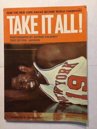 York Knicks Ny Willis Reed Take It All Phil Jackson Trade Paperback Book