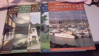 Vintage Country Life Magazines X Five (5) All 1971