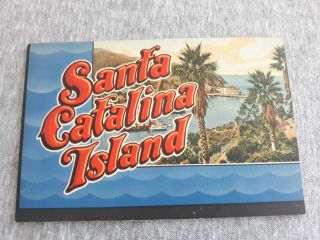 Vintage Santa Catalina Island California Linen Cover Picture Book 1930s