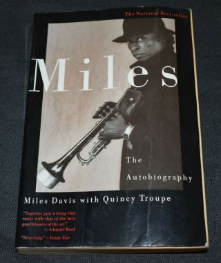 Miles: The Autobiography By Miles Davis Paperback Book Vintage 1989