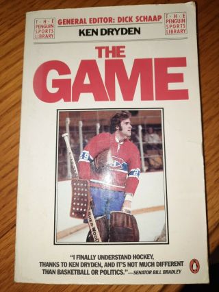 The Game By Ken Dryden Vintage 1984 Edition