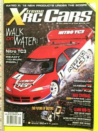Xtreme R/c Cars November 2002 Issue 84 Nitro Tc3 Ofna Tamiya Rc10gt